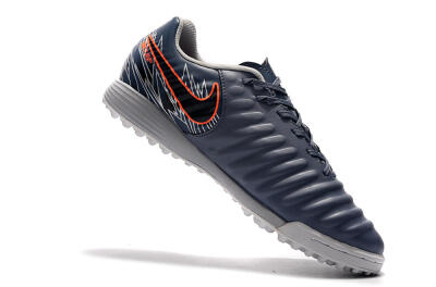 Nike Tiempox Ligera IV TF Low-Tops Football Shoes - Grey/Red/Black