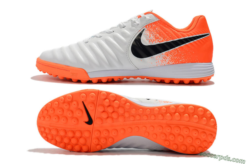 Nike Tiempox Ligera IV TF Low-Tops Football Shoes - White/Black/Red 0