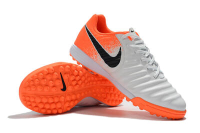 Nike Tiempox Ligera IV TF Low-Tops Football Shoes - White/Black/Red