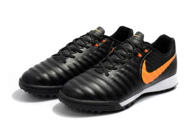 Nike Tiempox Ligera IV TF Low-Tops Football Shoes - Black/Orange/White