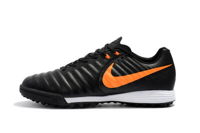 Nike Tiempox Ligera IV TF Low-Tops Football Shoes - Black/Orange/White