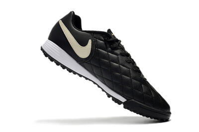Nike Tiempox Finale 10R TF Low-Tops Football Shoes - Black/Beige/White