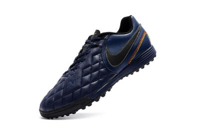 Nike Tiempox Finale 10R TF Low-Tops Football Shoes - Blue/Black/Red