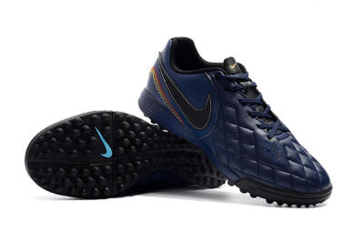 Nike Tiempox Finale 10R TF Low-Tops Football Shoes - Blue/Black/Red