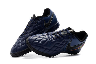 Nike Tiempox Finale 10R TF Low-Tops Football Shoes - Blue/Black/Red