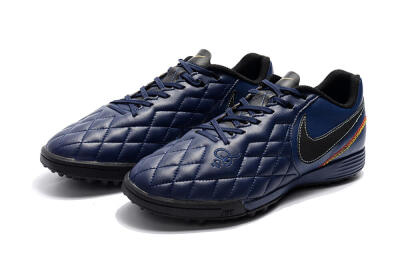Nike Tiempox Finale 10R TF Low-Tops Football Shoes - Blue/Black/Red