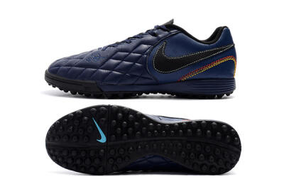 Nike Tiempox Finale 10R TF Low-Tops Football Shoes - Blue/Black/Red