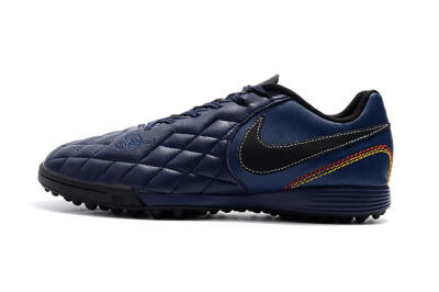 Nike Tiempox Finale 10R TF Low-Tops Football Shoes - Blue/Black/Red