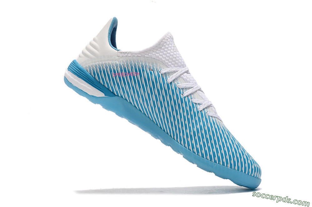 Adidas X 19.1 IC Low-Tops Football Shoes - Blue/Black/White 7