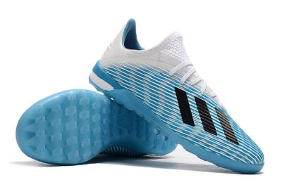 Adidas X 19.1 IC Low-Tops Football Shoes - Blue/Black/White