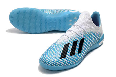 Adidas X 19.1 IC Low-Tops Football Shoes - Blue/Black/White