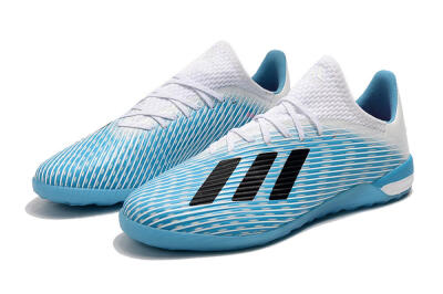 Adidas X 19.1 IC Low-Tops Football Shoes - Blue/Black/White