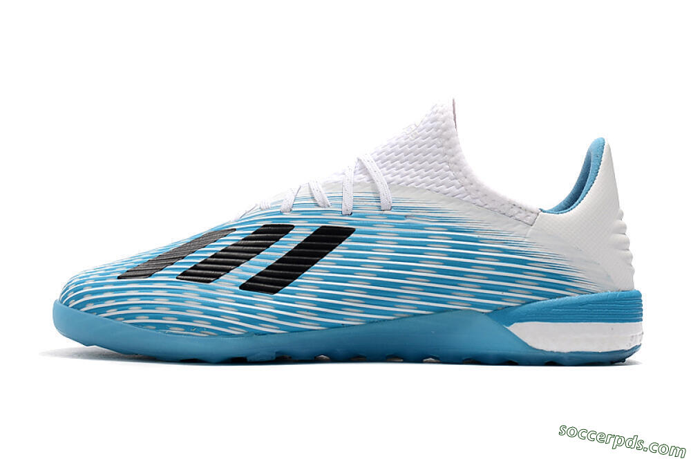 Adidas X 19.1 IC Low-Tops Football Shoes - Blue/Black/White 2