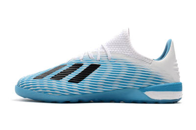 Adidas X 19.1 IC Low-Tops Football Shoes - Blue/Black/White