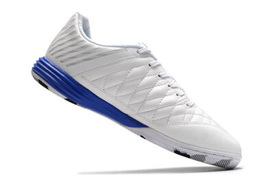 Nike Lunar Gato 2 IC Low-Tops Football Shoes - White/Black/Blue