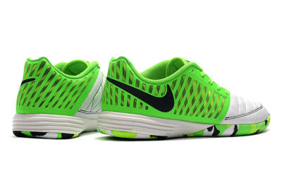 Nike Lunar Gato 2 IC Low-Tops Football Shoes - White/Green/Black