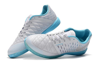 Nike Lunar Gato 2 IC Low-Tops Football Shoes - White/Silver/Jade