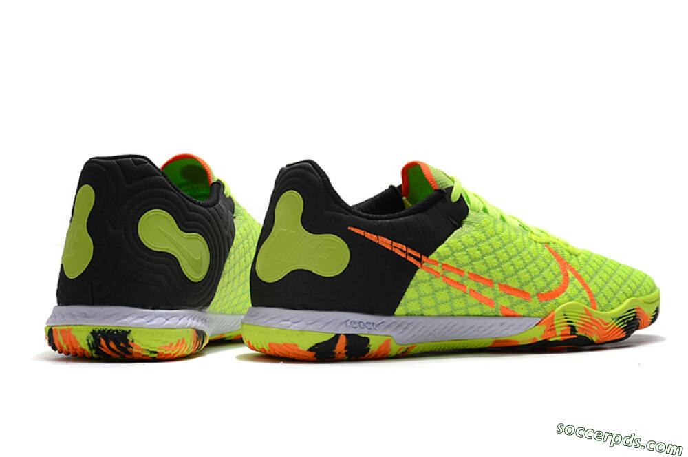 Nike React Gato IC Low-Tops Football Shoes - Yellow/Red/Black 6