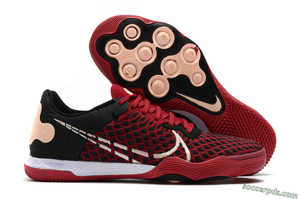 Nike React Gato IC Low-Tops Football Shoes - Red/White/Black 1