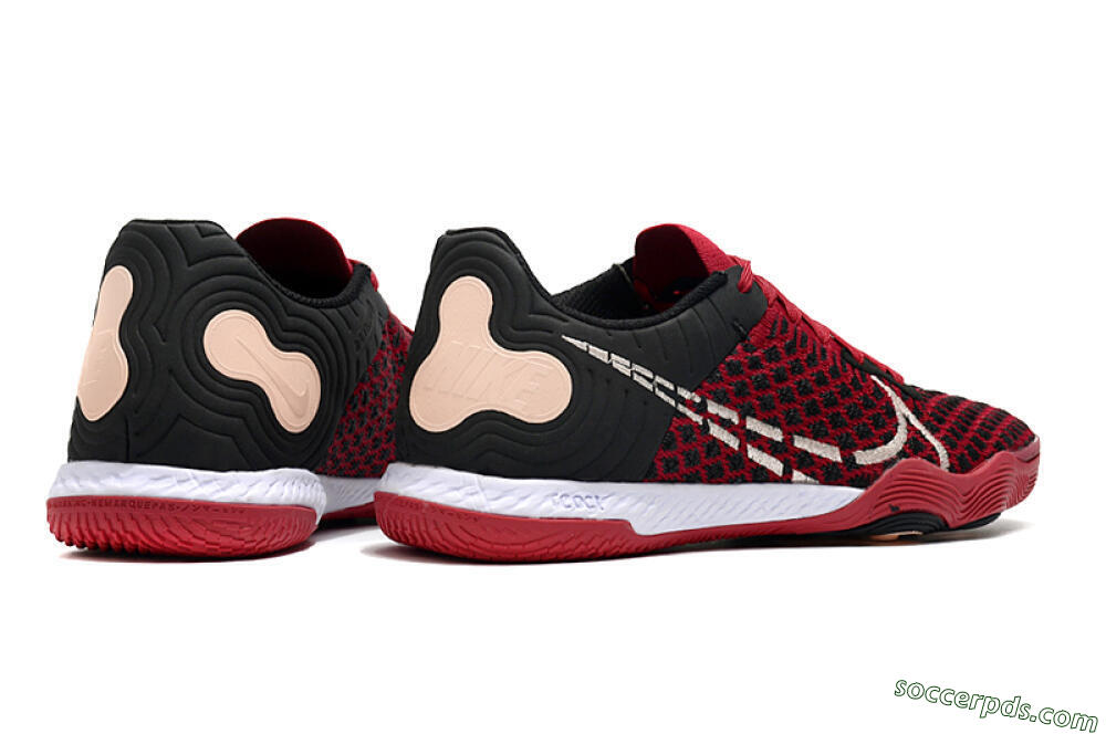 Nike React Gato IC Low-Tops Football Shoes - Red/White/Black 6