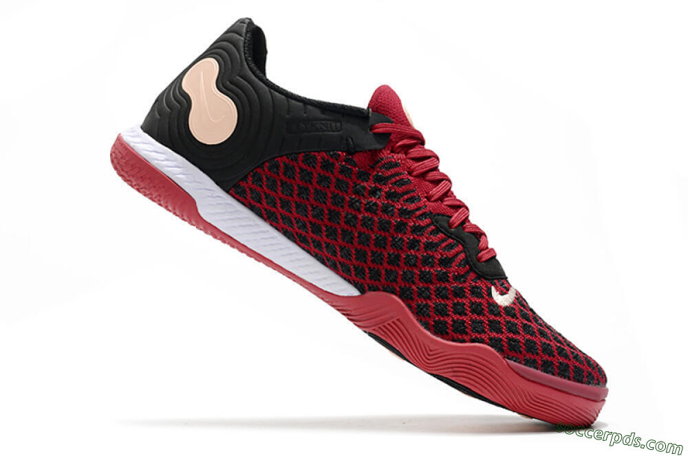 Nike React Gato IC Low-Tops Football Shoes - Red/White/Black 4