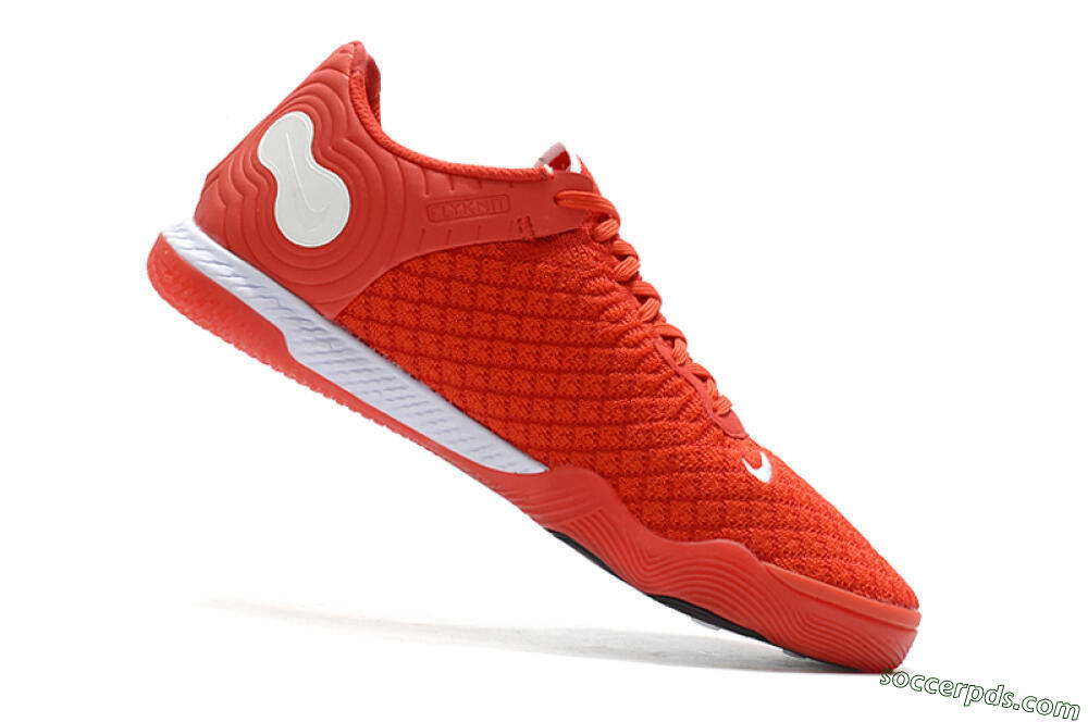 Nike React Gato IC Low-Tops Football Shoes - Red/Whtie/Black 4