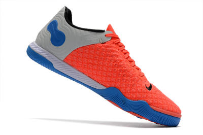 Nike React Gato IC Low-Tops Football Shoes - Red/Grey/Blue
