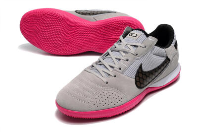 Nike Street Gato IC Low-Tops Football Shoes - Grey/Black/Pink
