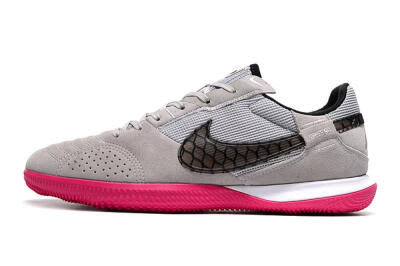 Nike Street Gato IC Low-Tops Football Shoes - Grey/Black/Pink