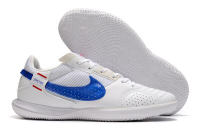 Nike Street Gato IC Low-Tops Football Shoes - White/Red/Blue