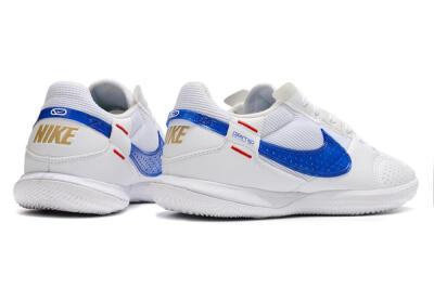 Nike Street Gato IC Low-Tops Football Shoes - White/Red/Blue