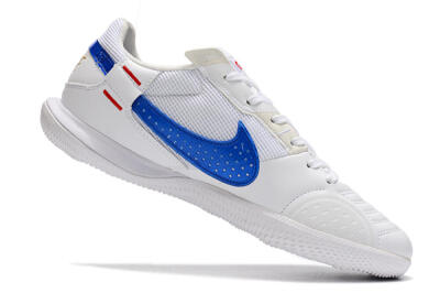 Nike Street Gato IC Low-Tops Football Shoes - White/Red/Blue