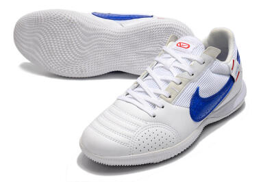 Nike Street Gato IC Low-Tops Football Shoes - White/Red/Blue