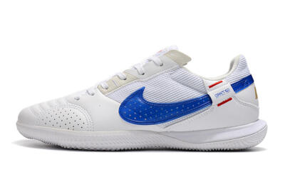Nike Street Gato IC Low-Tops Football Shoes - White/Red/Blue