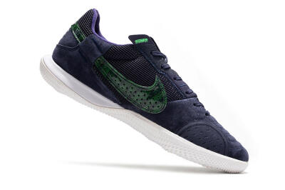 Nike Street Gato IC Low-Tops Football Shoes - Purple/Green/White