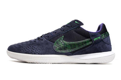 Nike Street Gato IC Low-Tops Football Shoes - Purple/Green/White