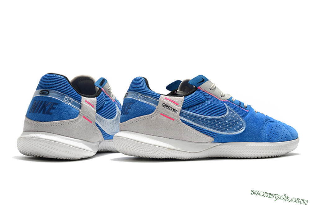Nike Street Gato IC Low-Tops Football Shoes - Blue/Grey/White 6