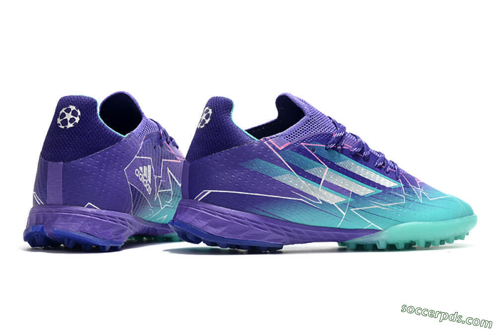 Adidas X Speedflow.1 TF Low-Tops Football Shoes - Jade/Silver/Purple 6