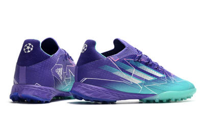 Adidas X Speedflow.1 TF Low-Tops Football Shoes - Jade/Silver/Purple