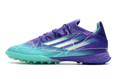 Adidas X Speedflow.1 TF Low-Tops Football Shoes - Jade/Silver/Purple