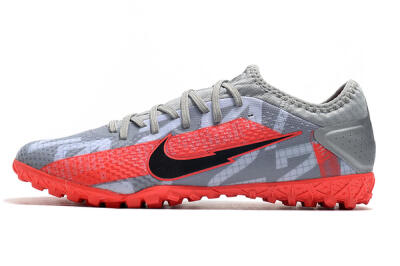 Nike Mercurial Vapor 13 Pro TF Low-Tops Football Shoes - Grey/Black/Red