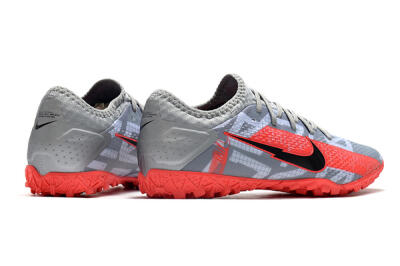 Nike Mercurial Vapor 13 Pro TF Low-Tops Football Shoes - Grey/Black/Red