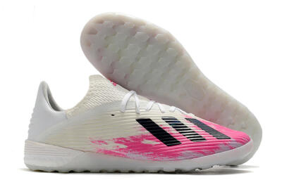 Adidas X 19.1 TF Low-Tops Football Shoes - Pink/Black/White