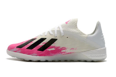 Adidas X 19.1 TF Low-Tops Football Shoes - Pink/Black/White