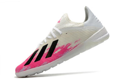 Adidas X 19.1 TF Low-Tops Football Shoes - Pink/Black/White