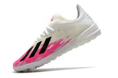 Adidas X 19.1 TF Low-Tops Football Shoes - Pink/Black/White