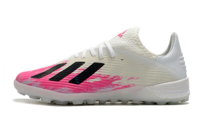 Adidas X 19.1 TF Low-Tops Football Shoes - Pink/Black/White