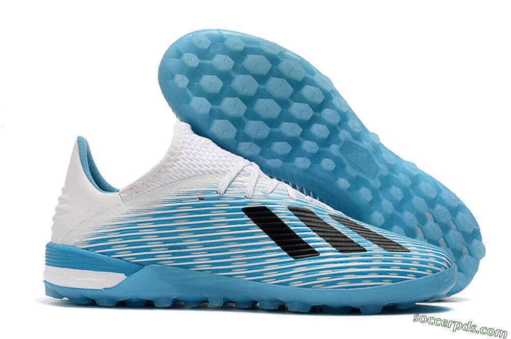 Adidas X 19.1 TF Low-Tops Football Shoes - Blue/Black/White 1
