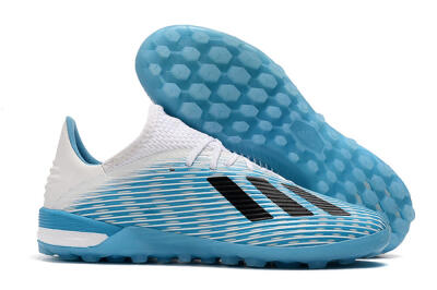Adidas X 19.1 TF Low-Tops Football Shoes - Blue/Black/White
