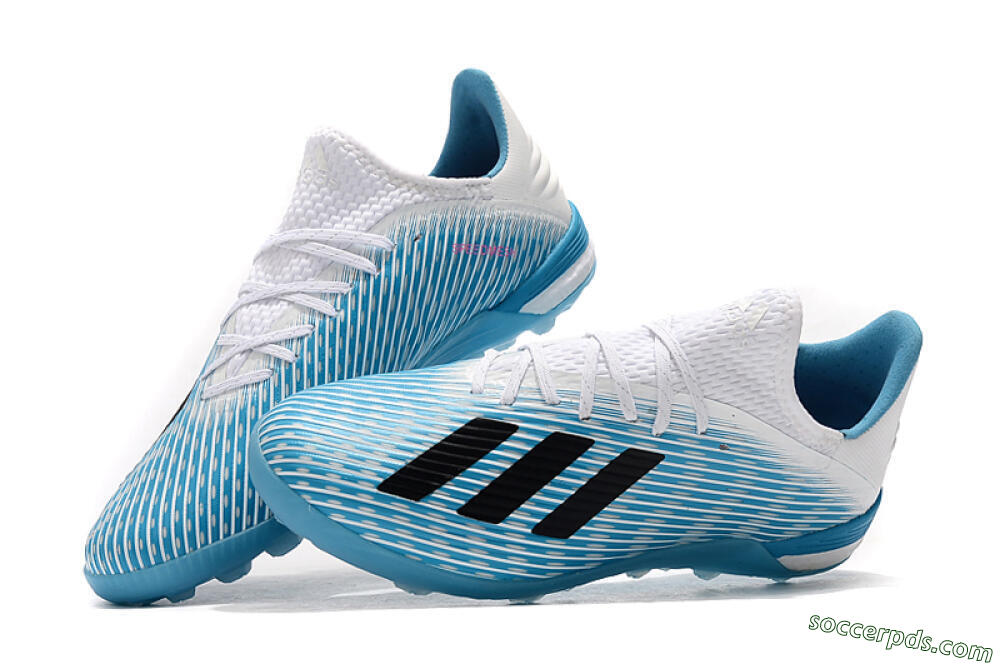 Adidas X 19.1 TF Low-Tops Football Shoes - Blue/Black/White 6